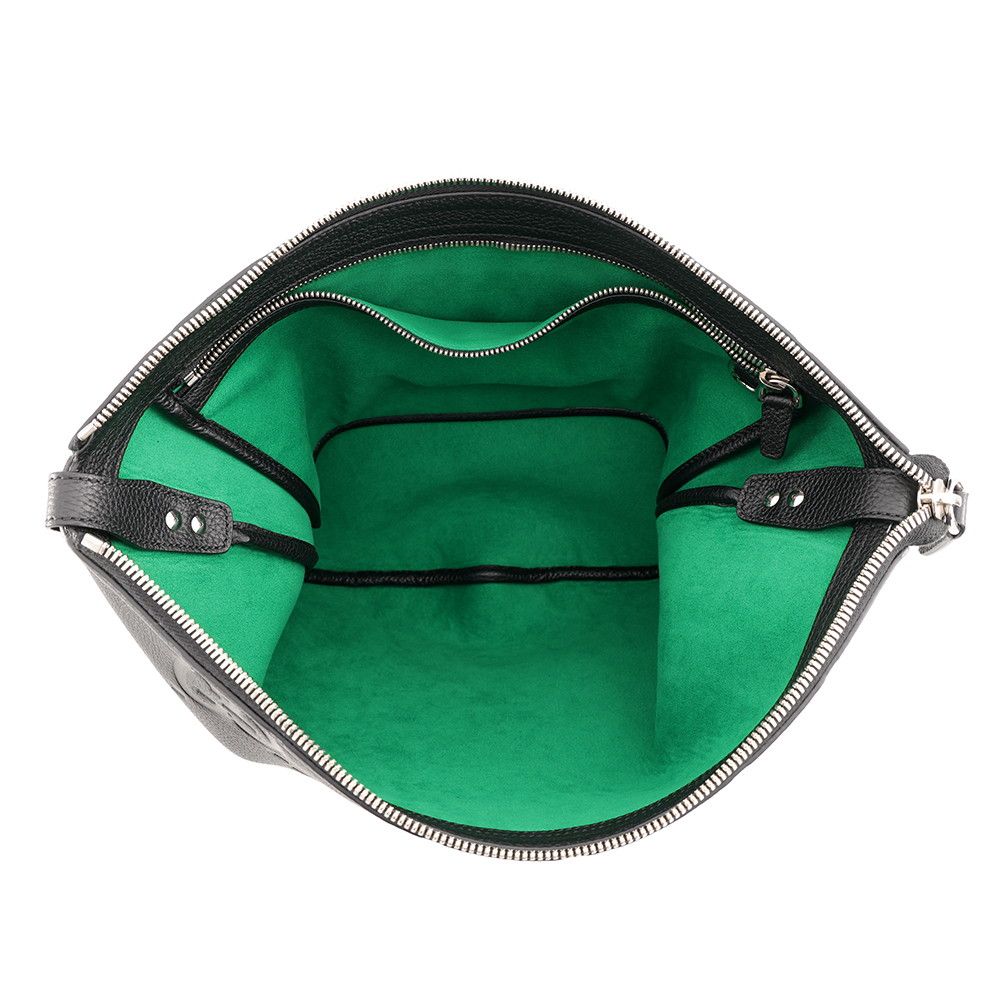 Gucci Shoulder Bag Jumbo GG Sherry Line Leather Black — view 5