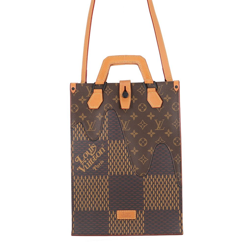 Louis Vuitton Handbag Damier Ebene Giant Monogram Mini Tote 2-Way NIGO