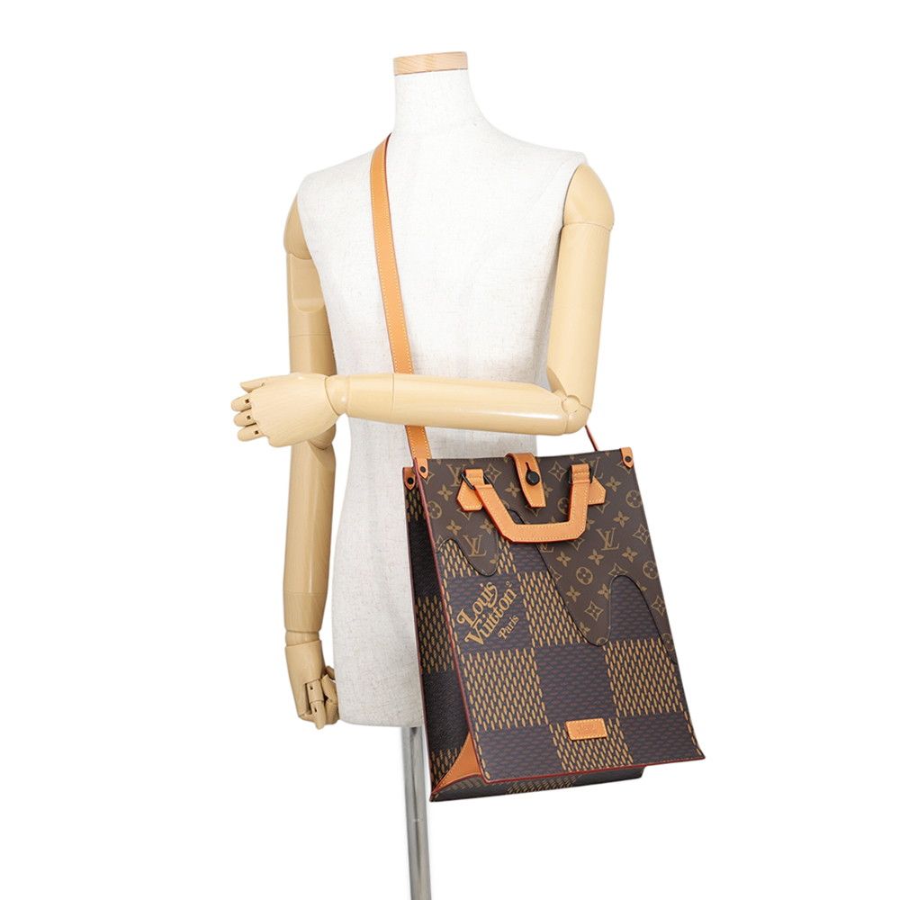 Louis Vuitton Handbag Damier Ebene Giant Monogram Mini Tote 2-Way NIGO — view 5