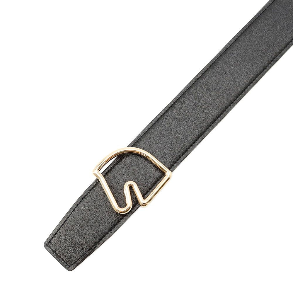 Hermes Belt Tete de Cheval Reversible Black Gold Box Calf Togo 75 — view 4