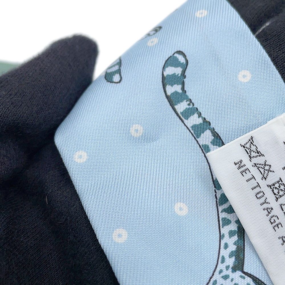 Hermes Scarf Twilly Cheetah Bandana Guepards Silk Twill — view 5