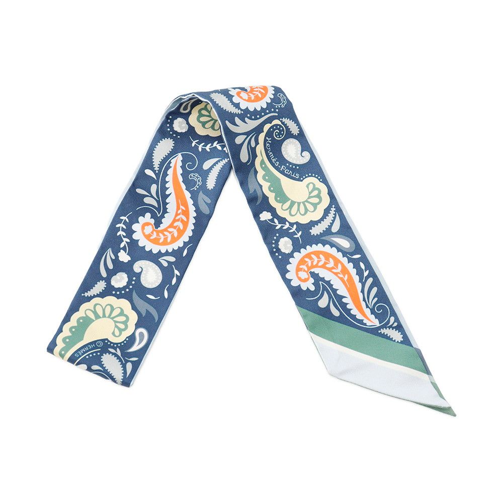Hermes Scarf Twilly Cheetah Bandana Guepards Silk Twill