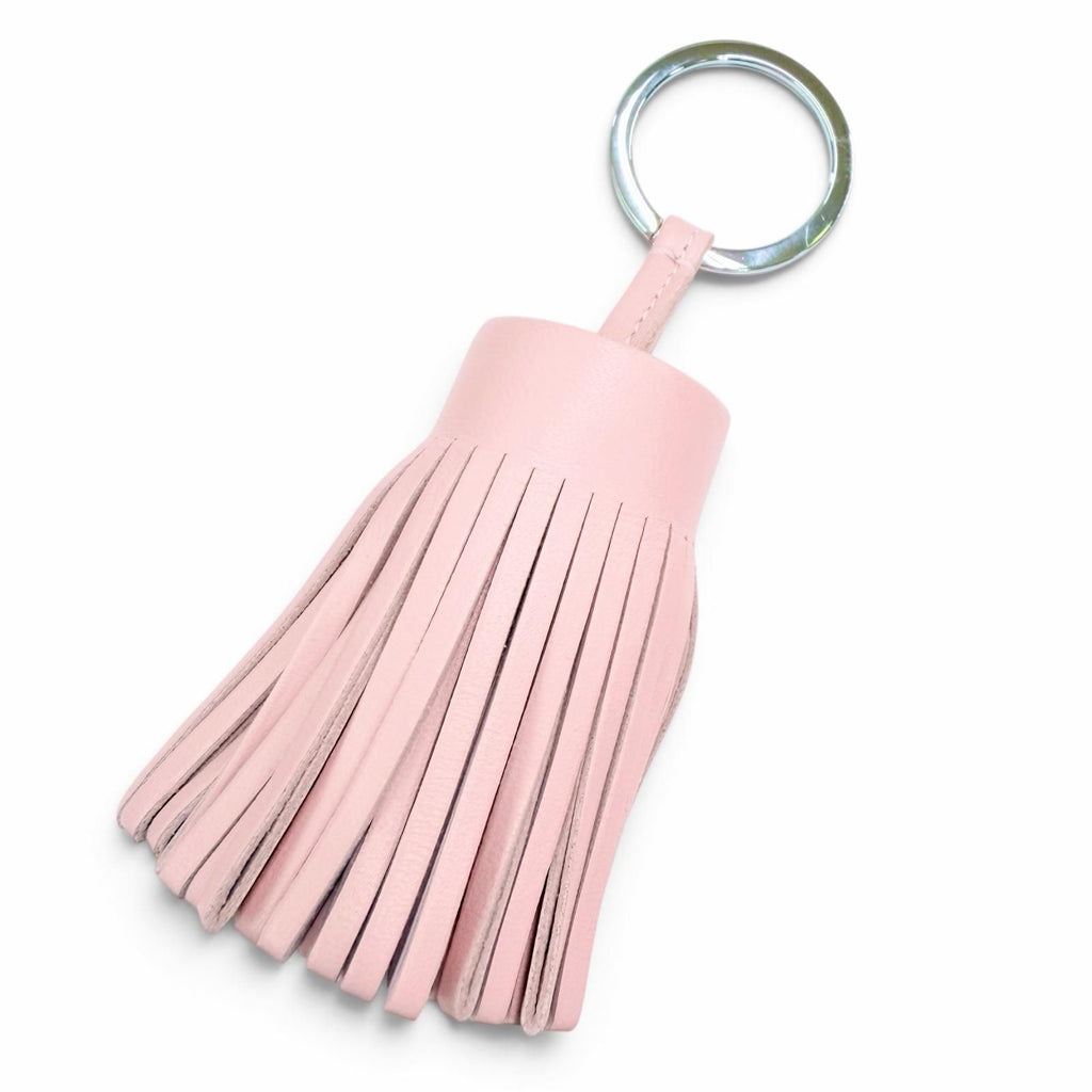 Hermes Carmen Agneau Milo Rose Sakura Bag Charm Key Holder