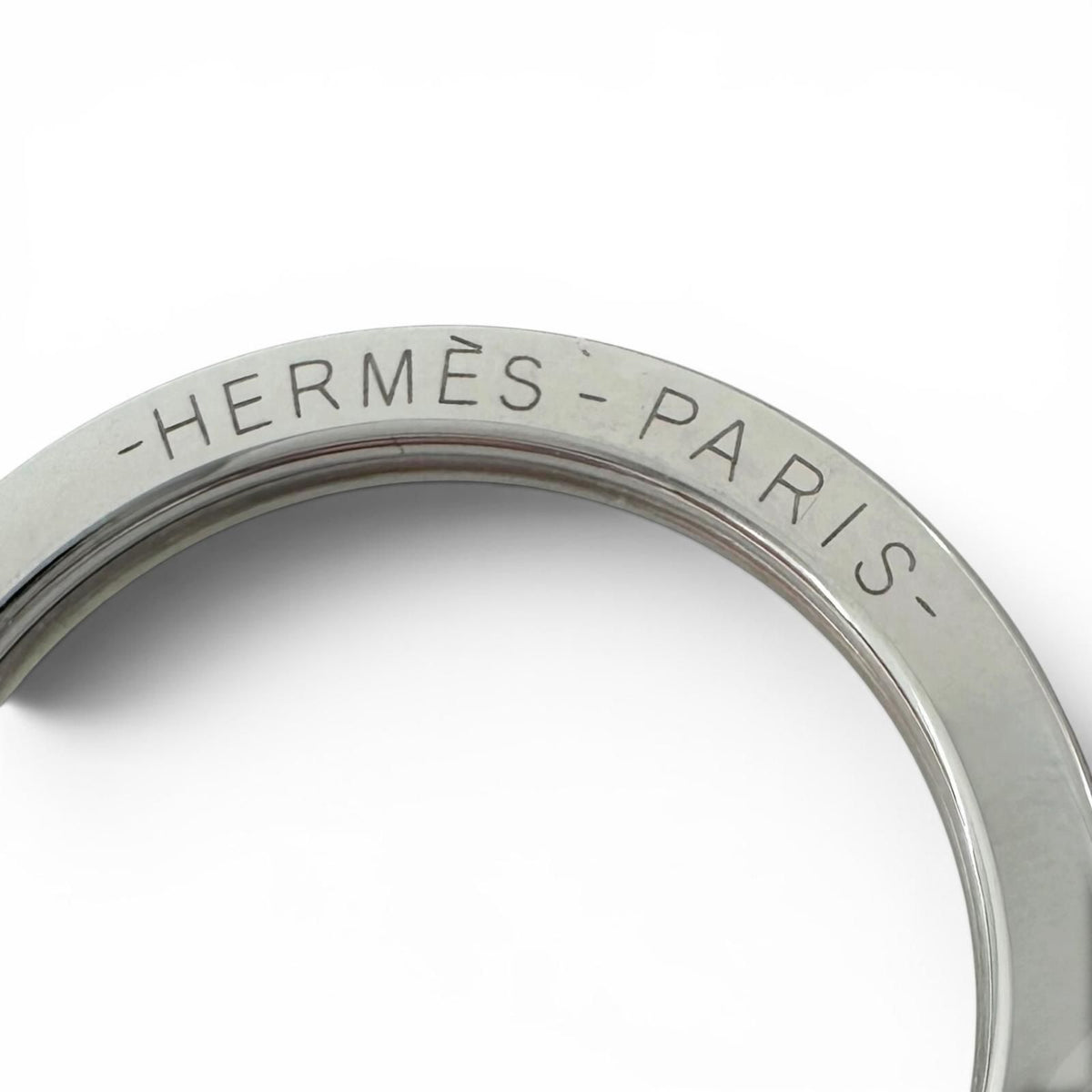 Hermes Carmen Agneau Milo Rose Sakura Bag Charm Key Holder — view 6