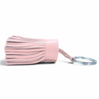 Hermes Carmen Agneau Milo Rose Sakura Bag Charm Key Holder — view 5