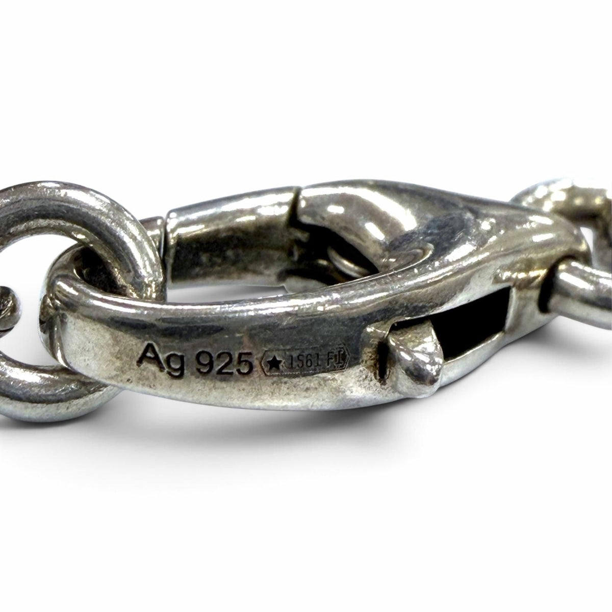 Gucci Interlocking G Arabesque Chain Necklace Silver — view 8