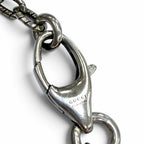Gucci Interlocking G Arabesque Chain Necklace Silver — view 7