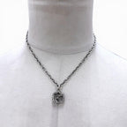 Gucci Interlocking G Arabesque Chain Necklace Silver — view 2