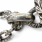 Gucci Interlocking G Arabesque Chain Necklace Silver — view 6