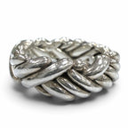 Bottega Veneta Intrecciato Ring Silver — view 4