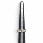 Bottega Veneta Intrecciato Ring Silver — view 8