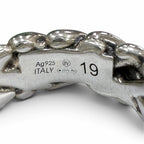 Bottega Veneta Intrecciato Ring Silver — view 6