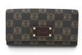 Loewe Wallet Anagram Bifold Leather Brown