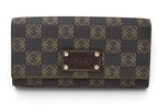 Loewe Wallet Anagram Bifold Leather Brown