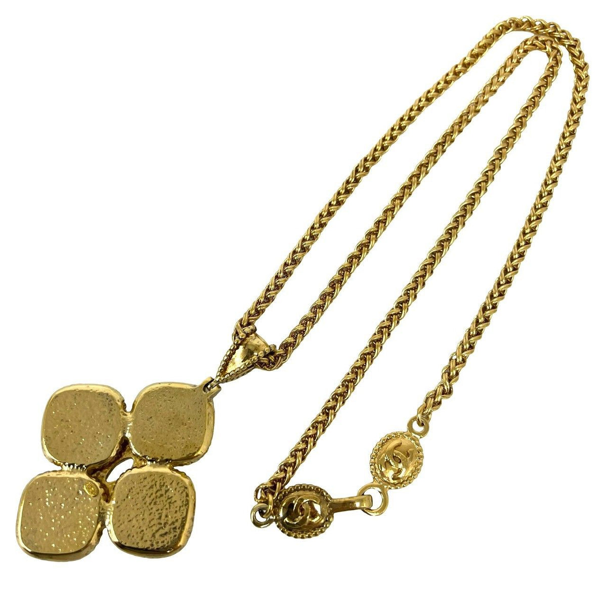 Chanel 96A Vintage CC Logo Motif Pendant Gold — view 6
