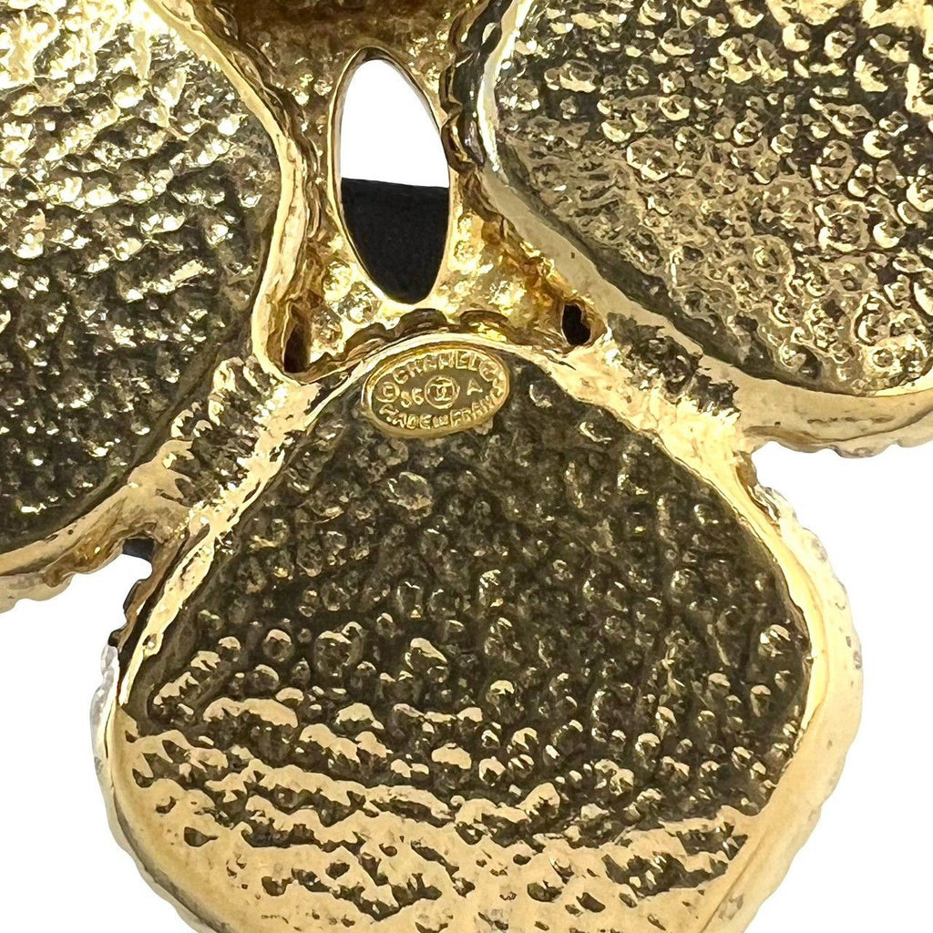 Chanel 96A Vintage CC Logo Motif Pendant Gold — view 3
