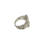 Hermes Vintage Boucles Sellier Ring 925 Sterling Silver — view 5