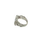 Hermes Vintage Boucles Sellier Ring 925 Sterling Silver — view 4