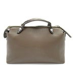 Fendi by the Way Medium Calfskin Handbag Brown Zucca — view 4