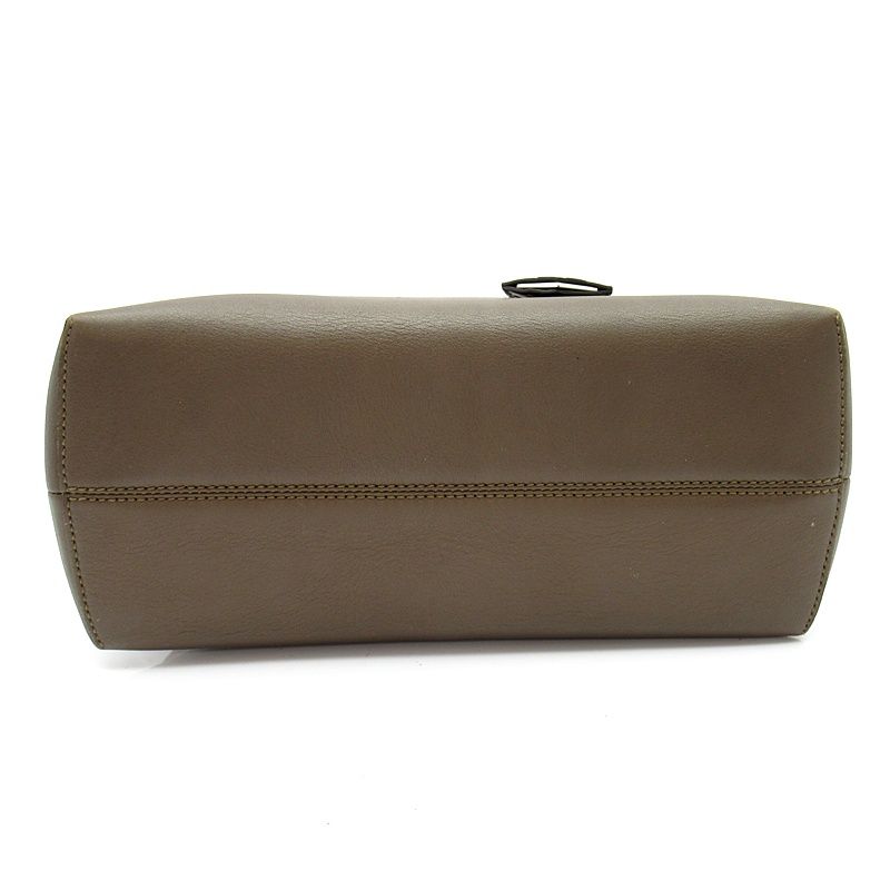 Fendi by the Way Medium Calfskin Handbag Brown Zucca — view 6