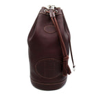 Hermes Ranch Buffalo Skipper Shoulder Bag Dark Brown