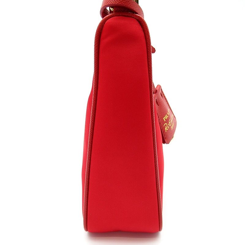 Prada Re Edition 2005 Re-Nylon Mini Bag Nylon Red — view 5