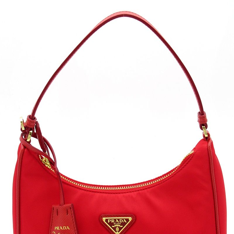 Prada Re Edition 2005 Re-Nylon Mini Bag Nylon Red — view 2
