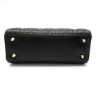 Dior Lady Dior MY ABC Bag Lambskin Handbag Black — view 6