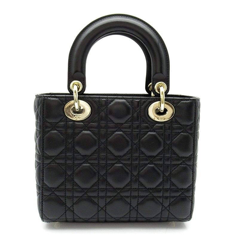 Dior Lady Dior MY ABC Bag Lambskin Handbag Black — view 4