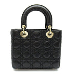 Dior Lady Dior MY ABC Bag Lambskin Handbag Black — view 4