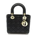 Dior Lady Dior MY ABC Bag Lambskin Handbag Black