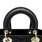 Dior Lady Dior MY ABC Bag Lambskin Handbag Black — view 2
