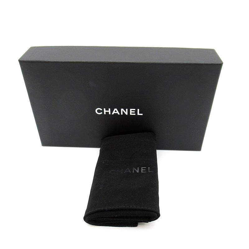 Chanel Deauville Line Full Zipper Wallet Canvas Pink — view 6