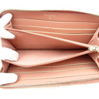 Chanel Deauville Line Full Zipper Wallet Canvas Pink — view 5