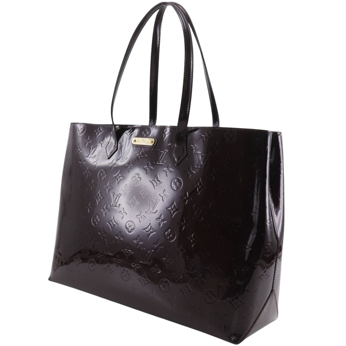 Louis Vuitton Wilshire GM Monogram Vernis Allamant Tote Bag — view 2