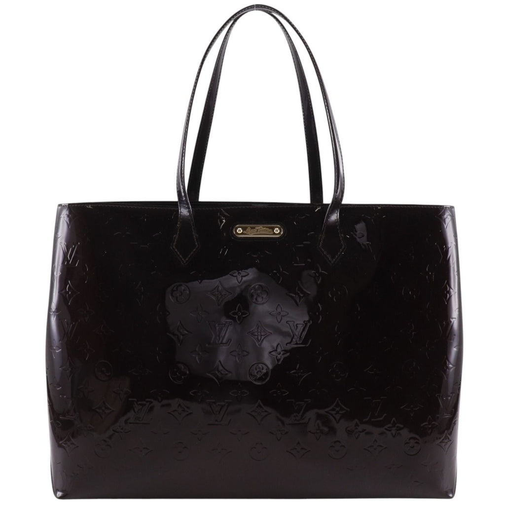 Louis Vuitton Wilshire GM Monogram Vernis Allamant Tote Bag