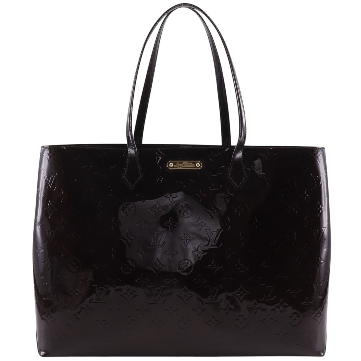 Louis Vuitton Wilshire GM Monogram Vernis Allamant Tote Bag