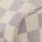 Louis Vuitton Neverfull MM Damier Azur Canvas White Tote Bag — view 4
