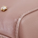 Fendi Peekaboo XS 2-Way Shoulder Star Studs Calfskin Pink Handbag — view 4