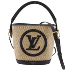 Louis Vuitton Petit Bucket Spring in the City 2-Way Shoulder Bag Raffia Leather