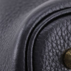 Hermes Picotin Lock 22 Taurillon Clemence Black Gold Handbag — view 4