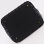 Hermes Picotin Lock 22 Taurillon Clemence Black Gold Handbag — view 7