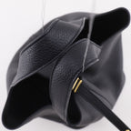 Hermes Picotin Lock 22 Taurillon Clemence Black Gold Handbag — view 5