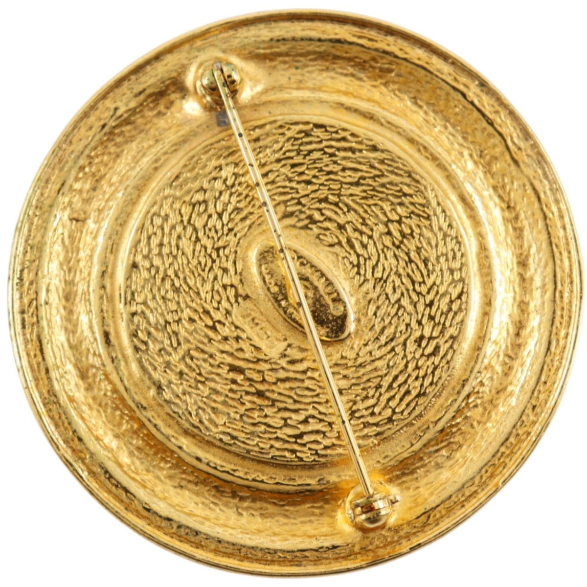 Chanel 31 Rue Cambon Vintage Gold Plated Brooch — view 2