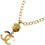 Chanel CC Logo Vintage Gold Plated 94P Necklace — view 3