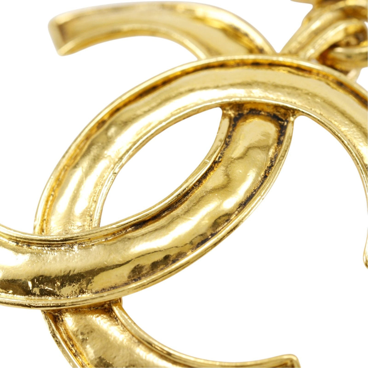 Chanel CC Logo Vintage Gold Plated 94P Necklace — view 8