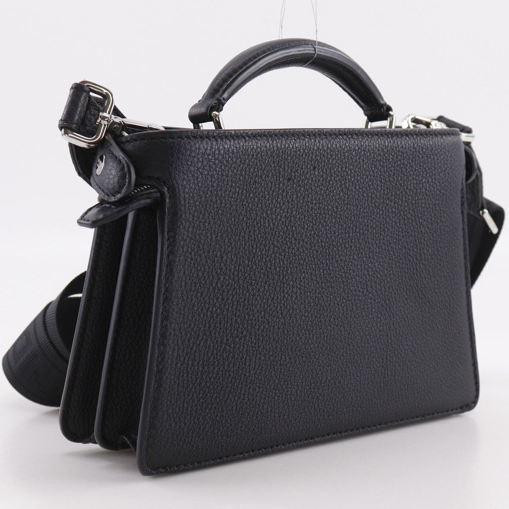 Fendi Peekaboo ISeeU 2-Way Shoulder Calfskin Black Handbag — view 3