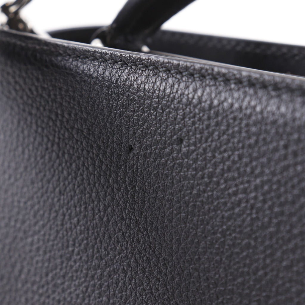 Fendi Peekaboo ISeeU 2-Way Shoulder Calfskin Black Handbag — view 8