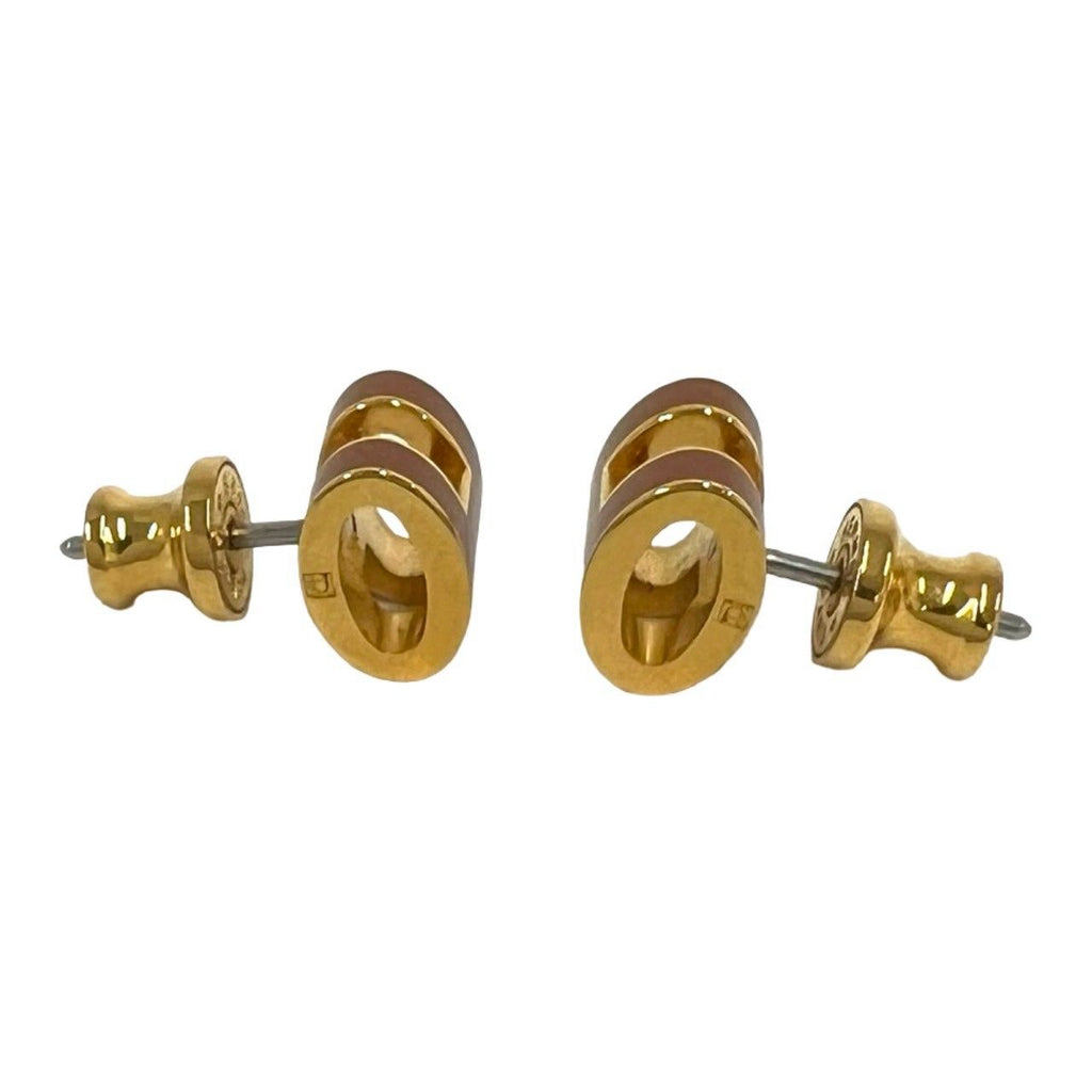 Hermes Mini Pop H Earrings New Gold — view 5