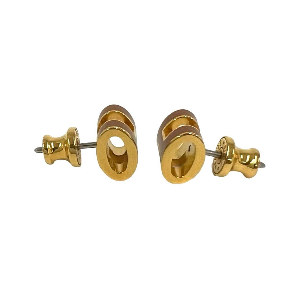 Hermes Mini Pop H Earrings New Gold — view 4
